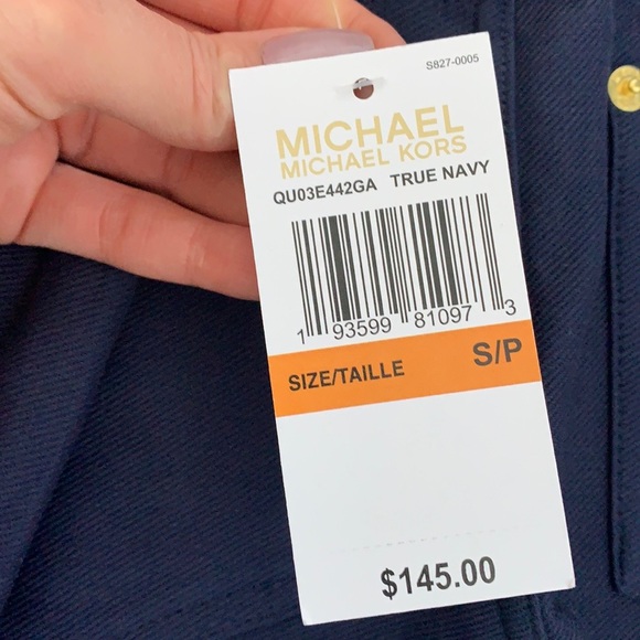 Michael Kors True Navy, size S, never worn, NWT - Picture 6 of 6